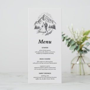 Ski Couple Menu