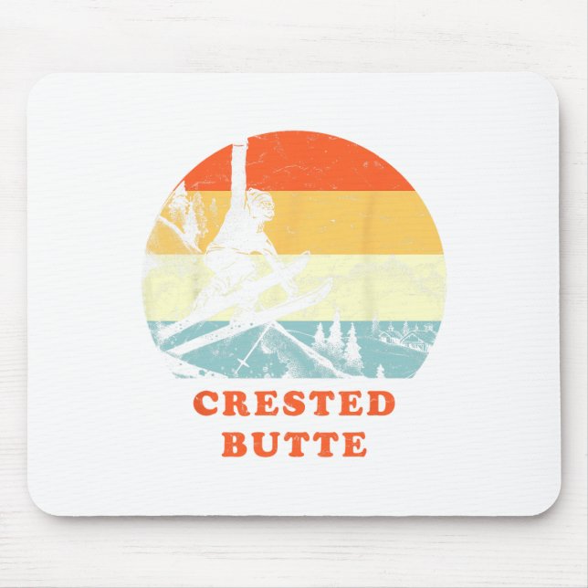 Ski Crested Butte  Mouse Mat (Front)