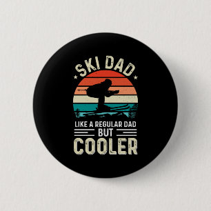 Ski Dad 6 Cm Round Badge