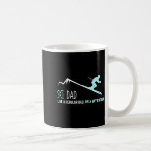 Ski Dad Funny Cute Winter Skiing Gift Coffee Mug