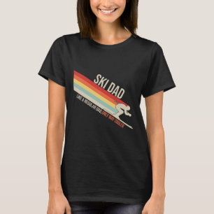 Ski Dad Funny Skiing Winter  T-Shirt