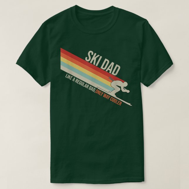 Ski Dad Funny Skiing Winter  T-Shirt (Design Front)