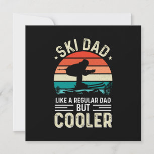 Ski Dad Invitation