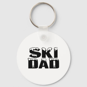 Ski Dad Key Ring