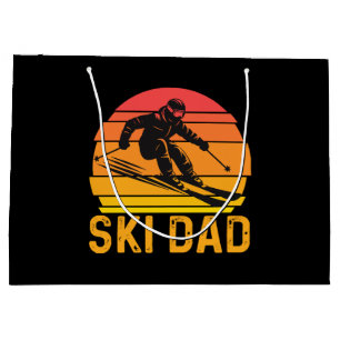 ski dad large gift bag