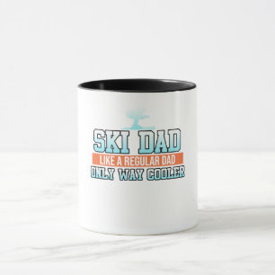 Ski Dad Skiing Skier Snowboard Winter Sports Mug