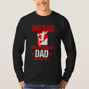 Ski Dad Snowboard Skiing Snow Mountain Winter T-Shirt