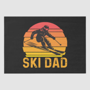 ski dad tissue paper