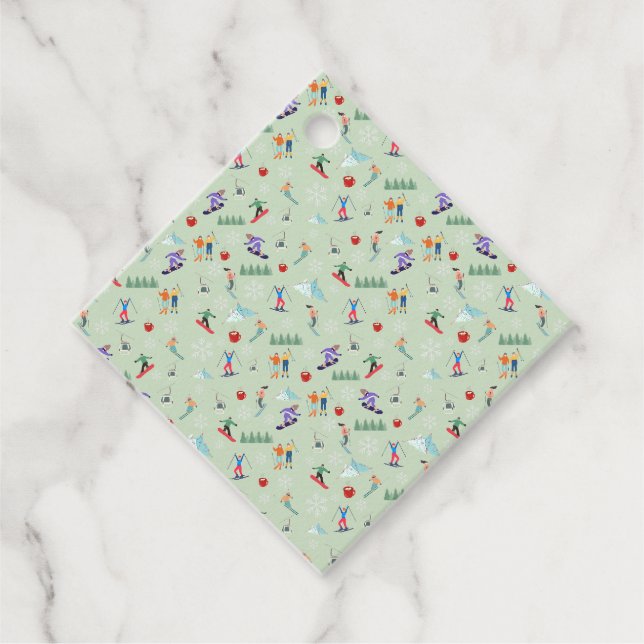 Ski Day Gift Tags (Front)