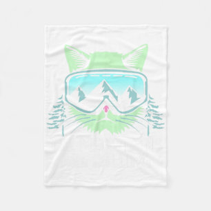 Ski Design For Men Women Skier Snowboard Goggle Sk Fleece Blanket