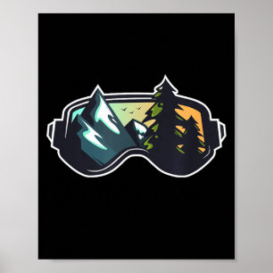 Ski di campiglio italy mountain skiing t men and w poster