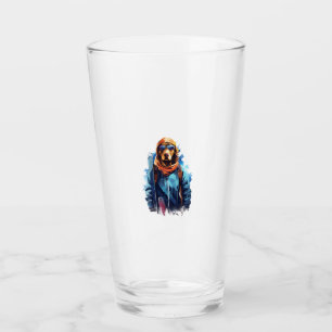 Ski Dog in Ski Googles  5 Glass