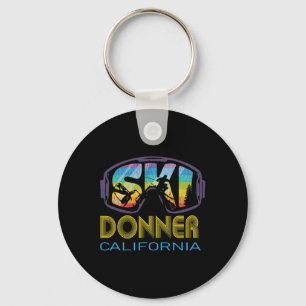 Ski Donner California Skiing Vacation Key Ring