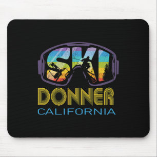 Ski Donner California Skiing Vacation Mouse Mat