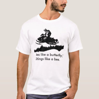 ski-doo-bkg.ai, Flies like a butterfly, Stings ... T-Shirt