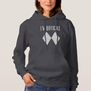 Ski Double Diamond Winter Sports I'm Difficult Hoodie