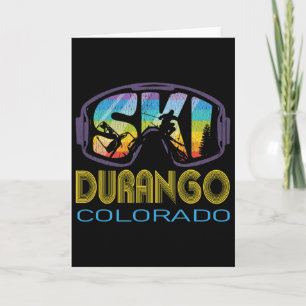 Ski Durango Colorado Skiing Vacation  Card