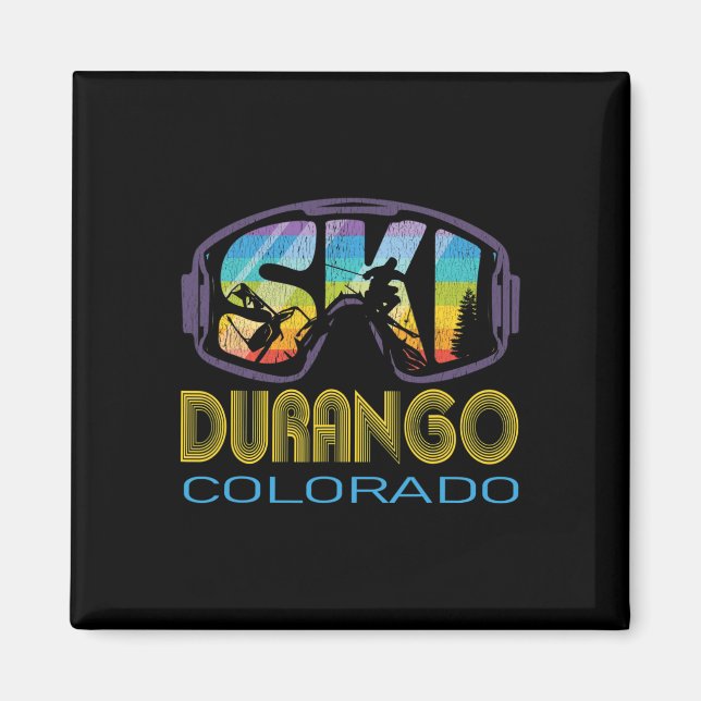 Ski Durango Colorado Skiing Vacation  Magnet (Front)