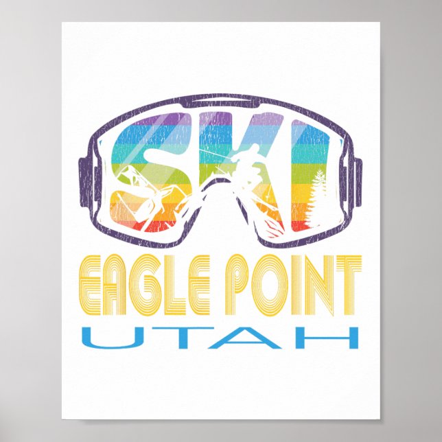 Ski Eagle Point Utah Skiing Vacation  Poster (Front)