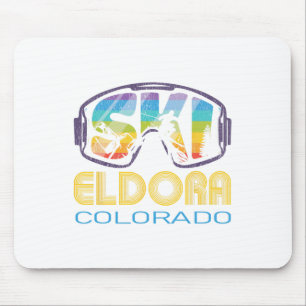 Ski Eldora Colorado Skiing Vacation Mouse Mat