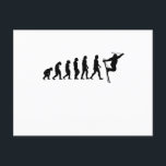 Ski Evolution Skiing Winter Slopes Gift Postcard<br><div class="desc">Funny skier Evolution design for skiers who look forward to putting on their ski mask to go on the slopes for winter sports in the ski area and spend time on the downhill,  love skiing and skiing,  For skiers beginners and professionals</div>