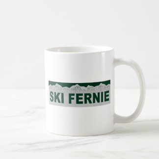 Ski fernie coffee mug