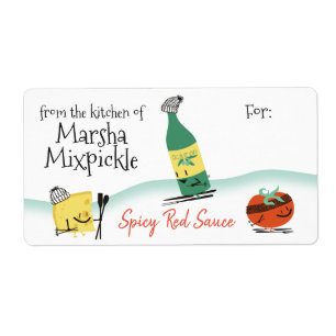 Ski food tomato olive oil cheese Christmas sticker