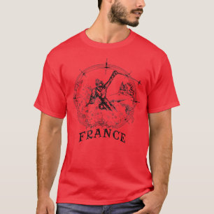 Ski France Vintage Snow Skiing Vacation T-Shirt