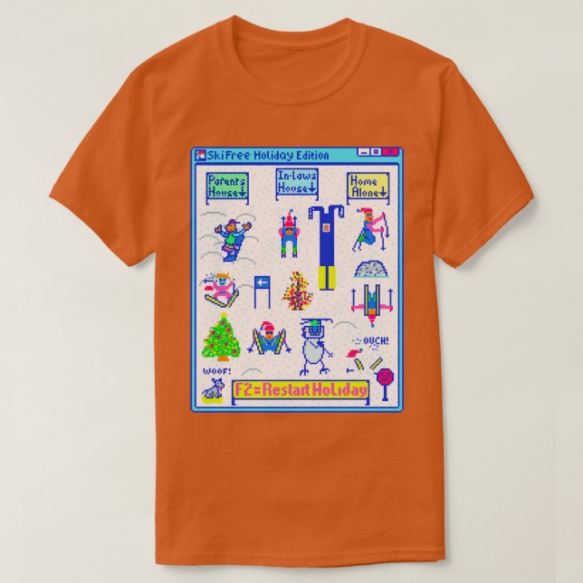Ski Free T-Shirt (Design Front)