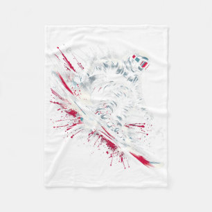Ski Freestyle Skiing Freeski Winter Extreme Sports Fleece Blanket