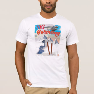 Ski Germany vintage travel poster T-Shirt