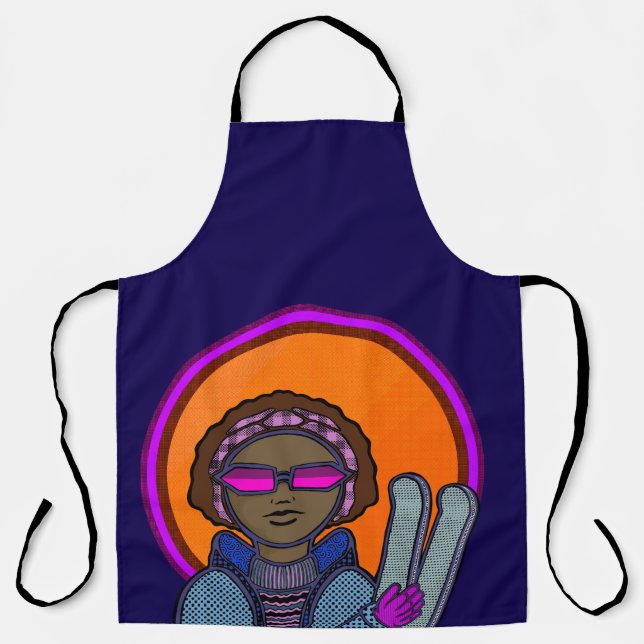 Ski Girl Apron (Front)
