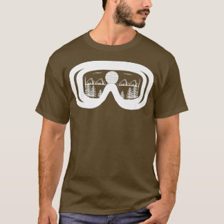 Ski Goggles For Snowboarders Funny Skiing apparel T-Shirt