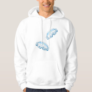 Ski Goggles Illustration  Hoodie