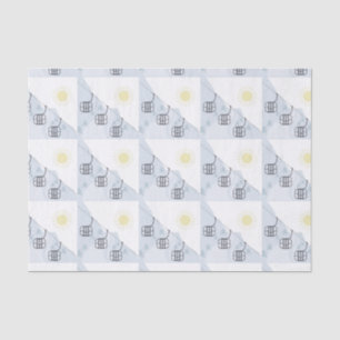 Ski Gondolas Tissue Paper