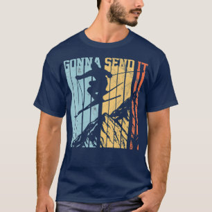 Ski  Gonna Send It Vintage Freestyle Skiing T-Shirt