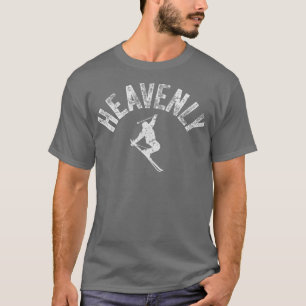 Ski Heavenly Vintage California Skiing Cool Cali S T-Shirt