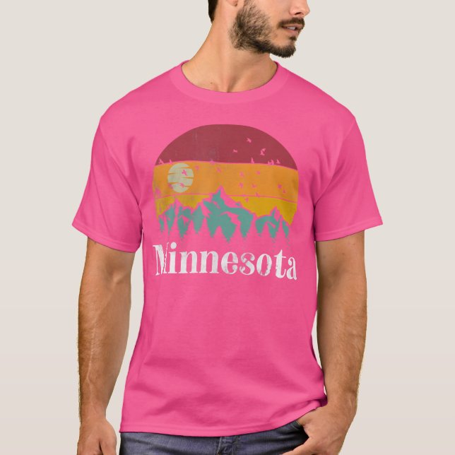 Ski Hiking Camping T-Shirt (Front)