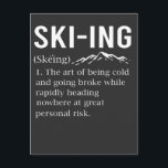 Ski Humour Skiing Funny Winter Sport Joke Postcard<br><div class="desc">Ski Humour Skiing Funny Winter Sport Joke.</div>