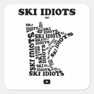 Ski Idiot Official Sticker