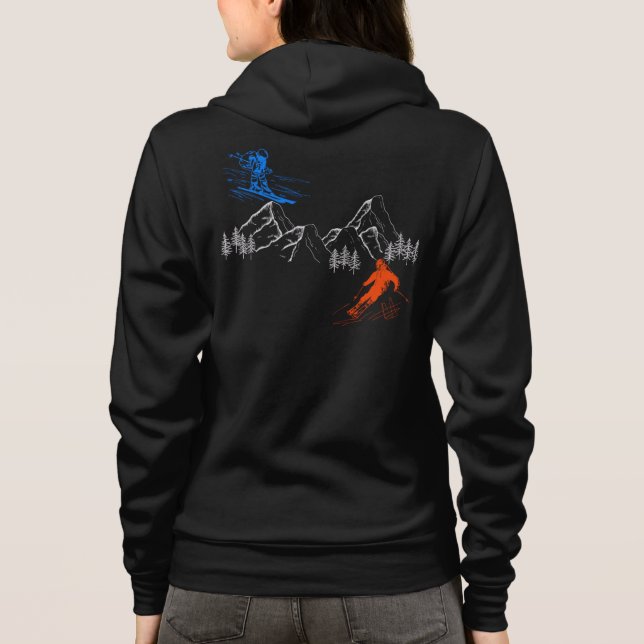 Ski In Ski Out  Hoodie (Back)