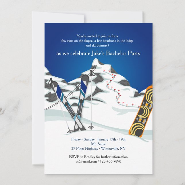 Ski Invitation (Front)