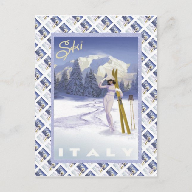 Ski Italy Postcard (Front)