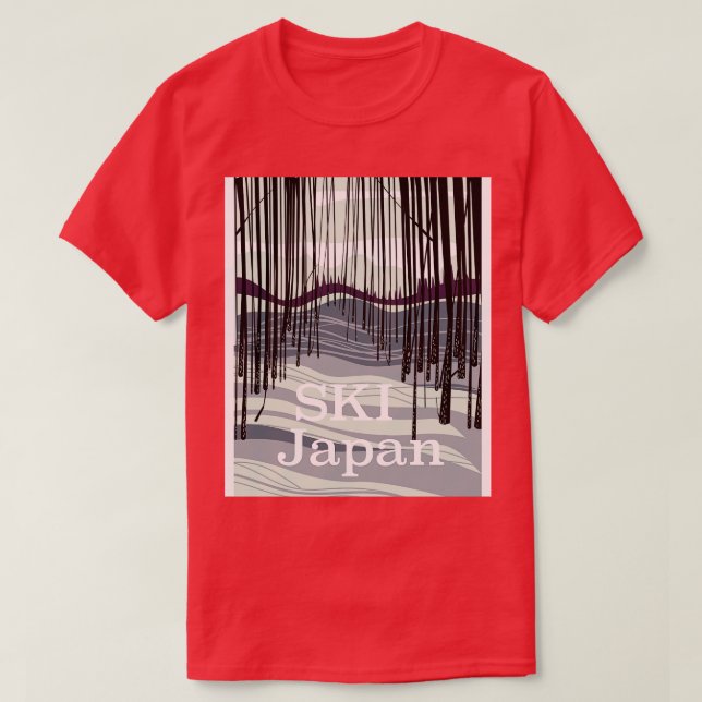 Ski Japan T-Shirt (Design Front)