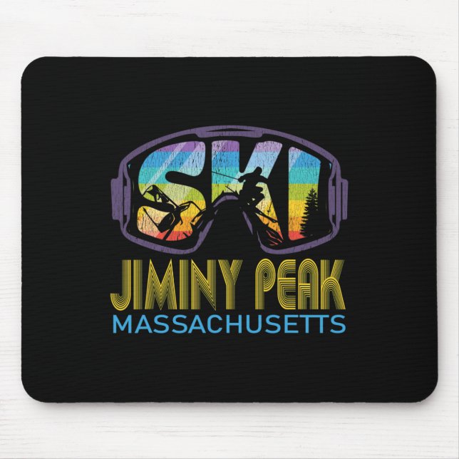 Ski Jiminy Peak Machusetts Skiing Vacation  Mouse Mat (Front)