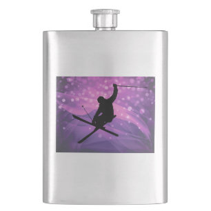 Ski Jump Hip Flask