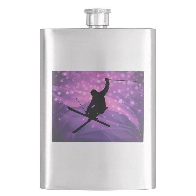 Ski Jump Hip Flask (Front)