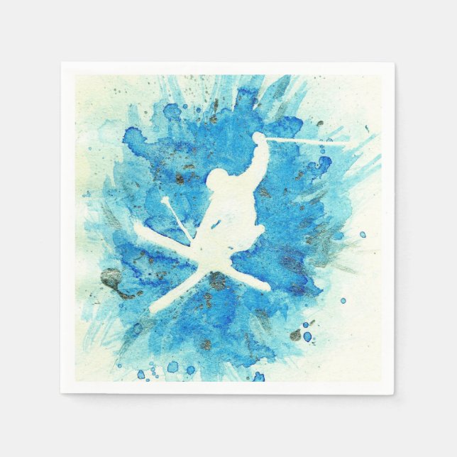 Ski jump napkins (Front)