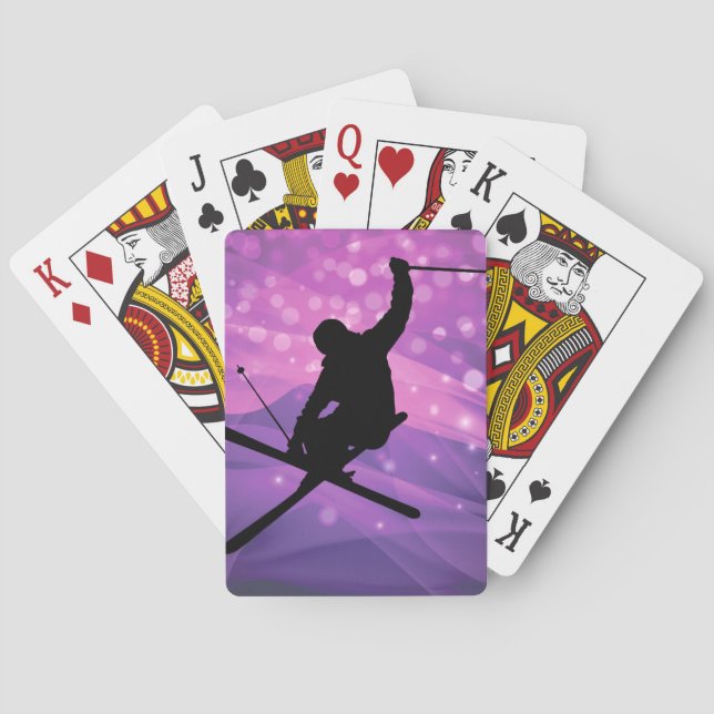 Ski Jump Playing Cards (Back)