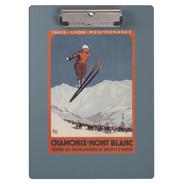 Ski Jump - PLM Olympic Promo Poster Clipboard (Front)